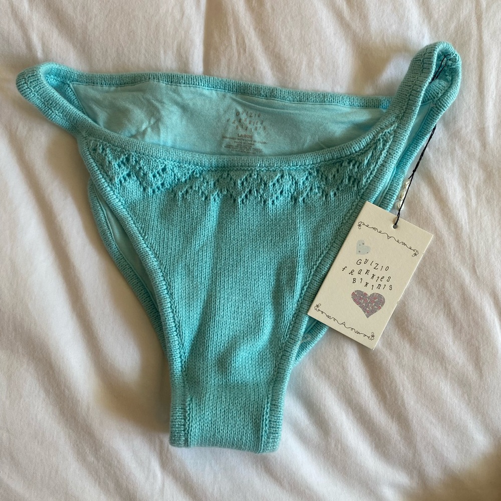 NWT DANIELLE GUIZIO x FRANKIES BIKINIS knit bikini bottom